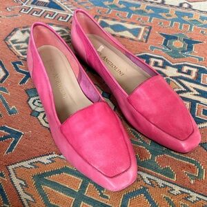 Enzo Angiolini leather loafers pink size 9